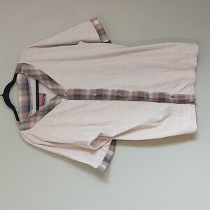 Button up tshirt- clothes for all sports